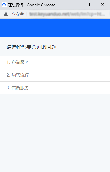 询前表单在会话开始前了解必要需求。选择渠道与问题字段时，应只收集服务需要的信息，并把选项与客服分配规则对应起来。